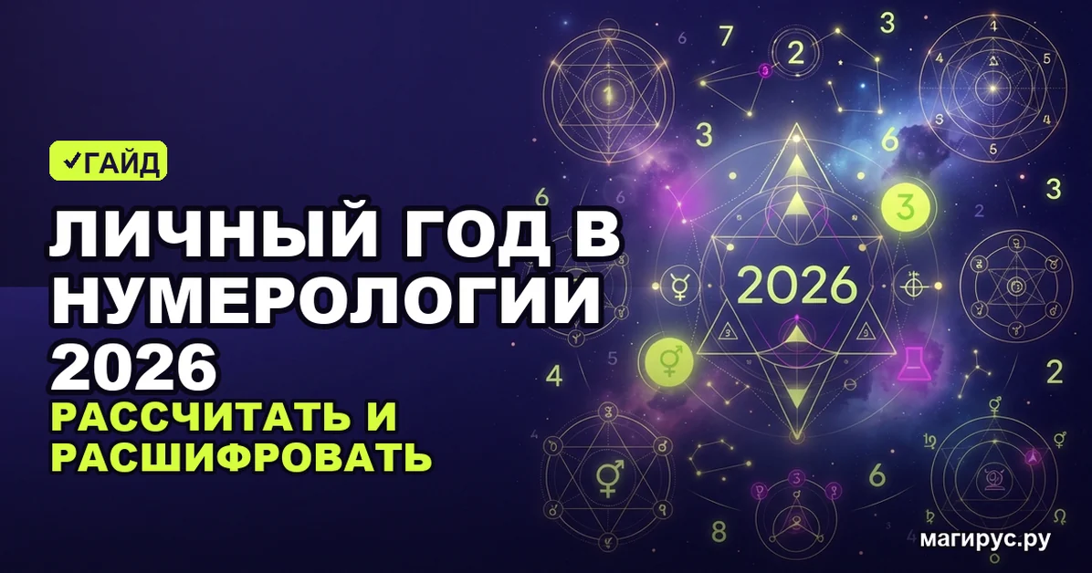 Личный год в нумерологии 2026: рассчитать и расшифровать