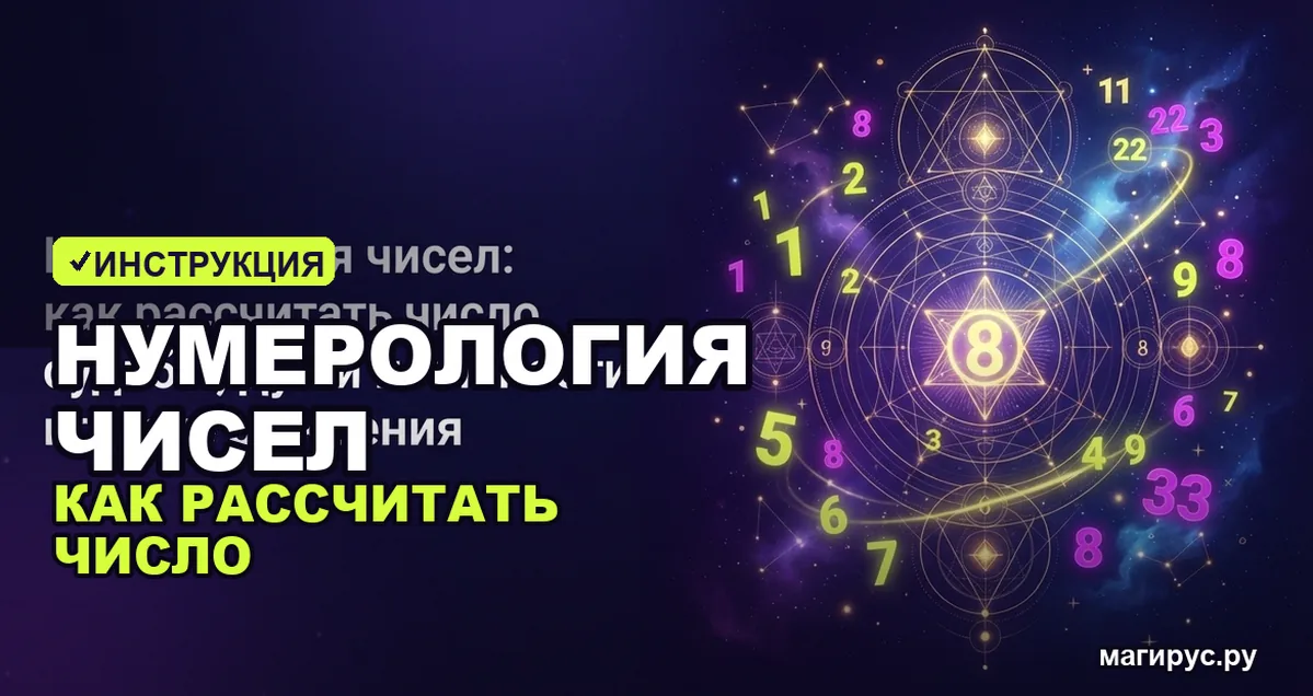 Нумерология чисел: как рассчитать число судьбы, души и личности по дате рождения