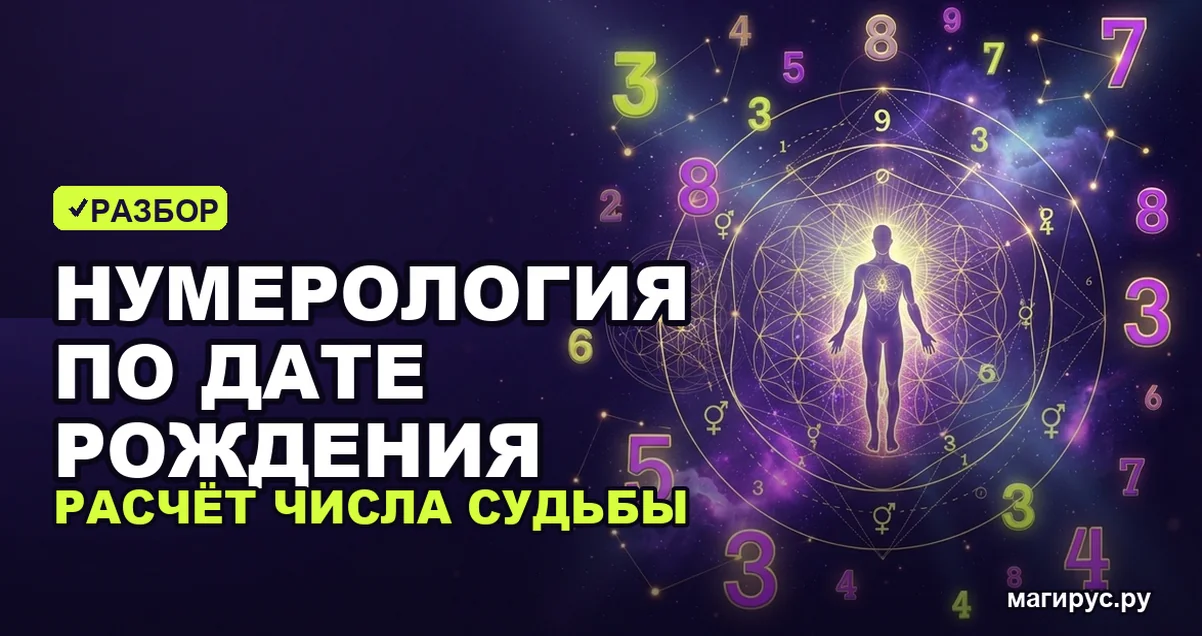 Нумерология по дате рождения: расчёт числа судьбы и его значение